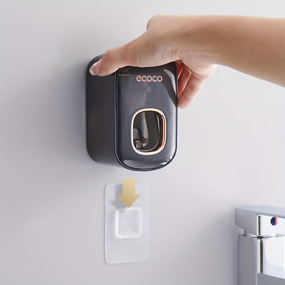 Dispensador de pasta de dentes automático e elegante para montagem na parede - Não necessita de eletricidade.