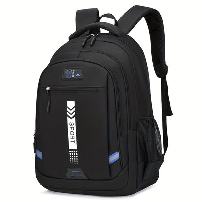 Backpack Men's Leisure Large Capacity Travel Backpack Business Computer Mountaineering Bag Middle School, High School, College Student Schoolbag