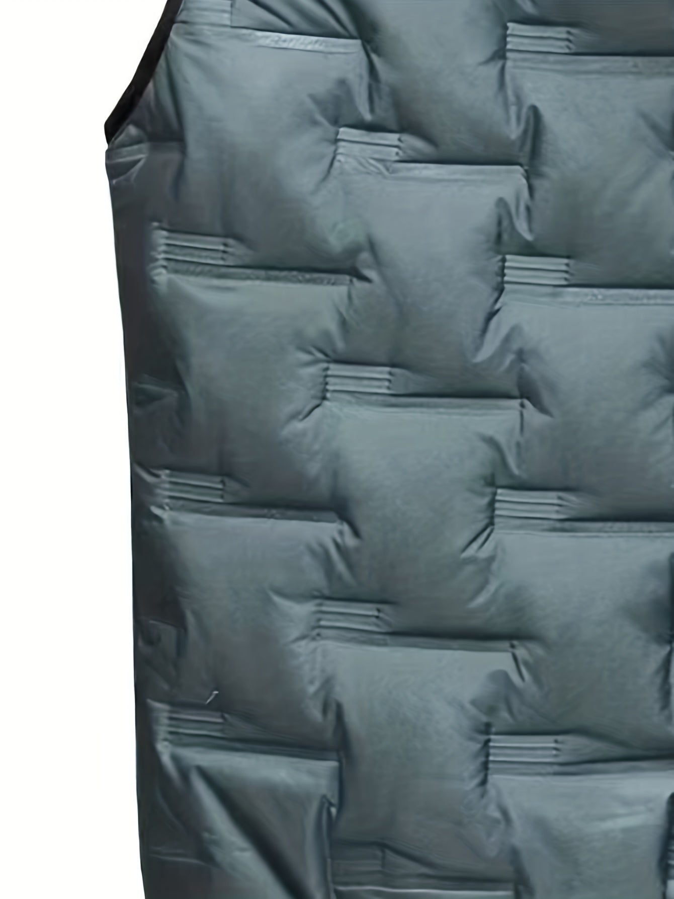 Colete térmico com capuz para homem moderno para o outono/inverno, estilo casaco casual sem mangas.