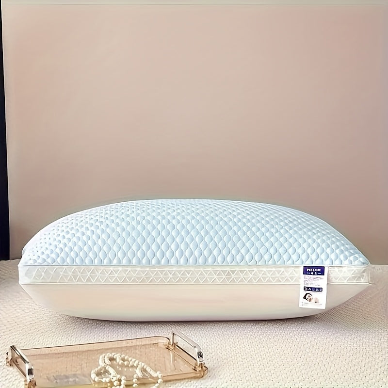 2pcs Cooling Breathable Cold Doudu Ice Pillows for Neck Support - Ergonomic Design, 100% Polyester, All-Season Use, Hand Wash Only, Home & Hotel Bedding Essentials, Neck Pillow for Sleeping, Sleek Pillow Design, Polyester Fil