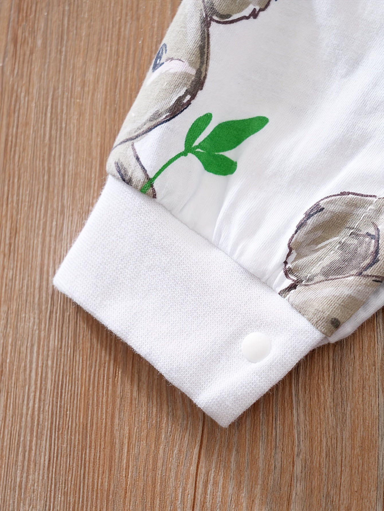 Baby Cute Cartoon Koala Long Sleeve Crew Neck Rompers