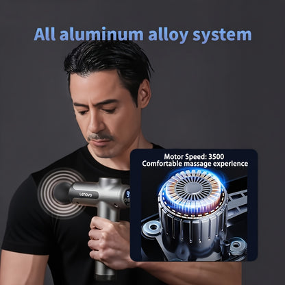 Massage Gun - Quiet Percussion, 8 Heads, USB Rechargeable, Ideal for Back, Legs & Buttocks, Massage Machine, Gun Massager, Back Massager, Massager For Body, Body Massager, Body Massage Machine, Back Massager With Heat And Vib