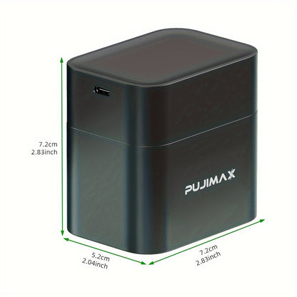PUJIMAX rechargeable lithium battery 8 +8 slot charging box, 3400mWh high-performance 1.5V lithium battery, durable rechargeable AA lithium-ion battery and all-purpose charging box - yellow charging box. Only 1.5V rechargeabl