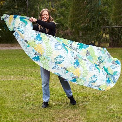 1pc Large Inflatable Sofa Chair - Heavy-Duty Oxford Fabric Portable Air Bed/Seat, Foldable Self-Inflating Couch for Adults &, No Needed, Ideal for Camping, Beach, Music Festivals, Backyard (Takes Air from Mouth, Chaise Pliant