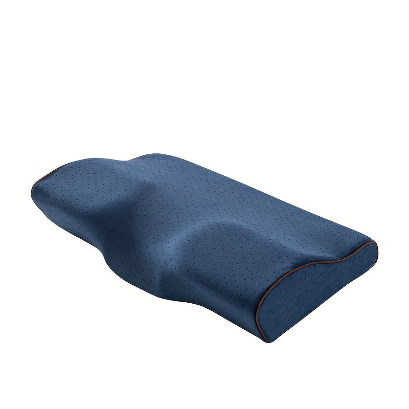 4D Pillow - Ergonomic Butterfly-Shaped Sleeping Pillow with Zipper Closure, Medium Firmness, Fade-Resistant Polyester Cover, All-Season for Side, Back & Stomach Sleepers - Classic Design For Home & Living Room, Modern Pillowc