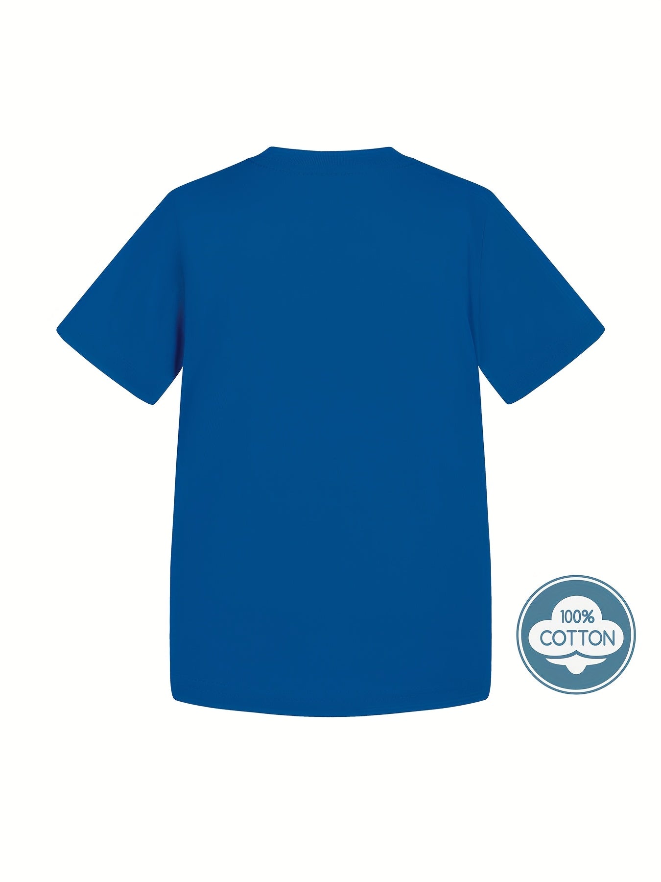 Kid's Solid Color T-shirt, Casual Short Sleeve Top, Boy's Tee For Summer