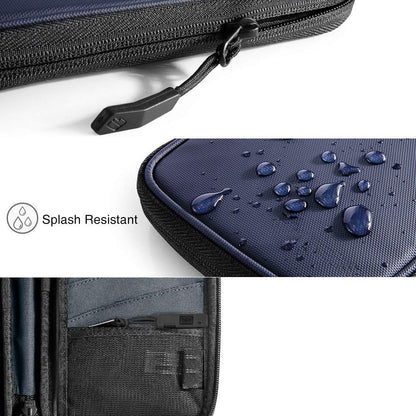 1pc Family Passport Holder With A Sim Card Slot And Eject Pin, RFID Blocking Passport Wallet, Waterproof Ticket Document Organizer Bag With Chain Strap, Up To 6 Passports 9 Credit Cards