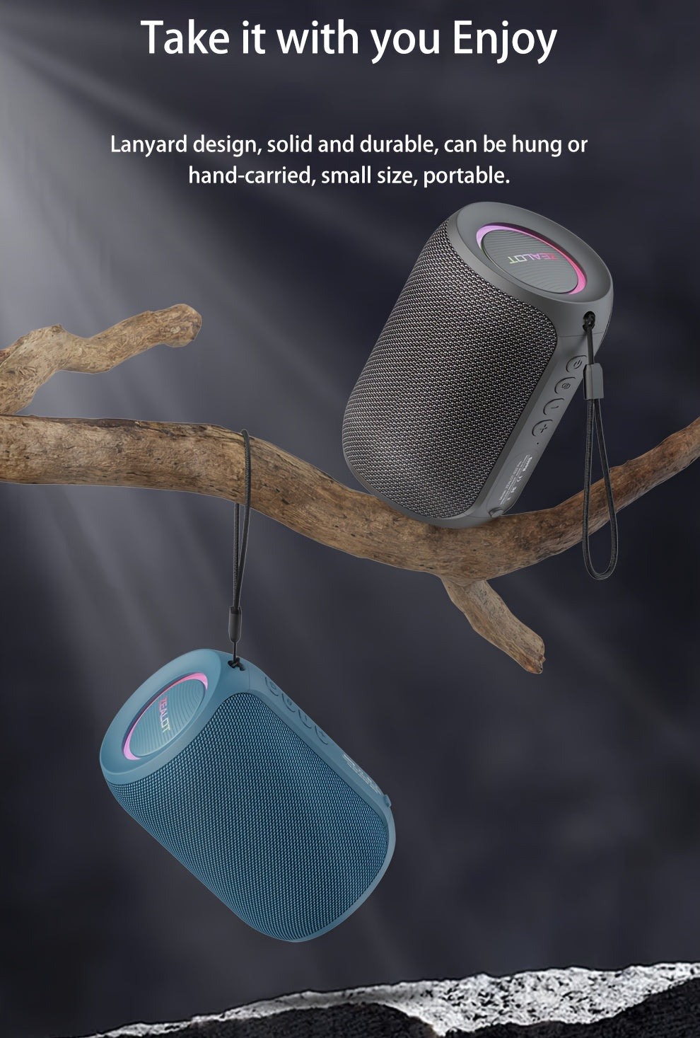 2024 New Style Zealot S32 Pro Wireless Speakers, Featuring Dual Pairing, a 3600Mah Battery, And 12 Hours of Loud Stereo Playtime with Booming Bass, Includes a Type-C Charging Cable for Connection with Mobile Phones, Tablets,