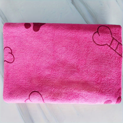 Ultra-Absorbent Microfiber Pet Bath Towel For Dogs & Cats, 69.85cm X 99.06cm, Lint-Free, Quick Dry