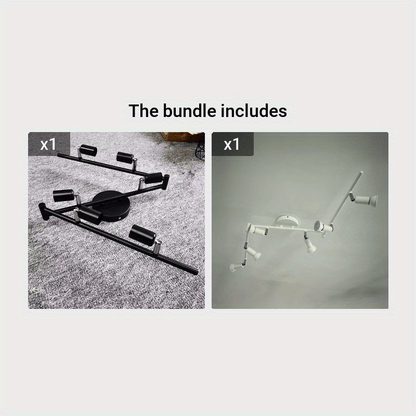 Kit de Iluminação LED 6 Luzes Preto