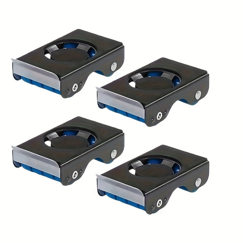 Furniture Sliders of 4 Metal Furniture Movers with 8 Wheels - Heavy Duty Furniture Lift Mover Tool Set of 340.19 KG Load Capacity Easy Sliders Roller Dolly for Moving Cabinet Piano Appliances Sof