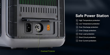 Estação de energia portátil ALLPOWERS R600 299Wh com bateria LiFePO4, saída CA, gerador solar de 600 W, carregamento rápido de 0 a 100% em 1 hora para campismo, autocaravana, emergências, RV, gerador portátil para campismo, bateria solar, G