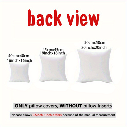 6pcs modern geometric pattern pillow case-white yellow green plant leaf pattern & abstract pattern, breathable zipper closure sofa bedroom car decorative cushion cover, all season machine wash (without inner core), suitable f