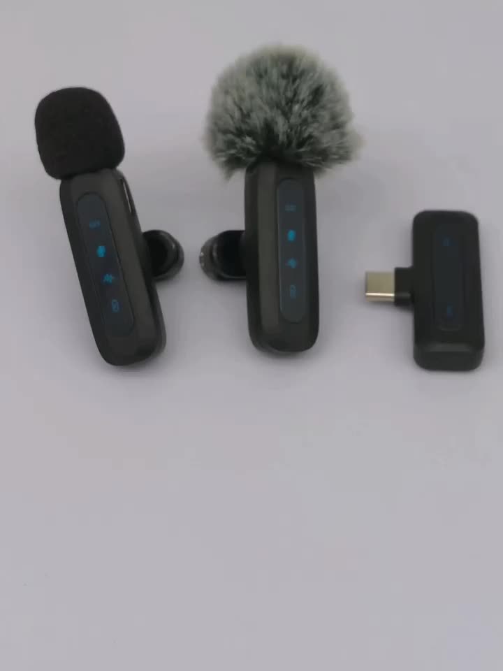 HITOZON Professional Wireless Wireless Lavalier Microphone with Noise Canceling, Plug & Play -C Receiver, Clip-On Mic for Streaming, Vlogging, Podcasting, Smartphones/Tablets, - (Compatible with iPhone/)