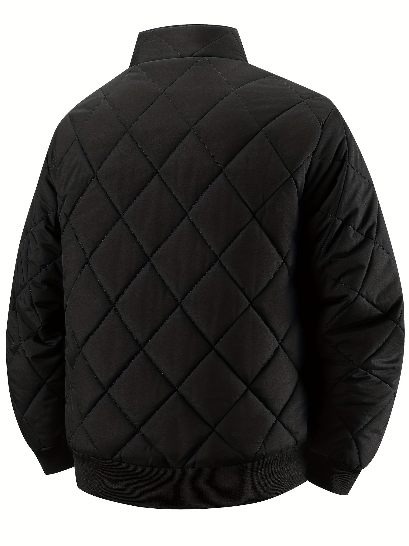Men's Oversized Winter Coat 2XL-9XL (Big & Tall) - Thick Full-Zip Jacket with Stand Collar, -Filled Large Pockets - Heavy-Duty Cold Weather Outerwear for Plus Size Men, Hand Wash/Dry Clean (Casual Winter Jacket), PLUS SIZE