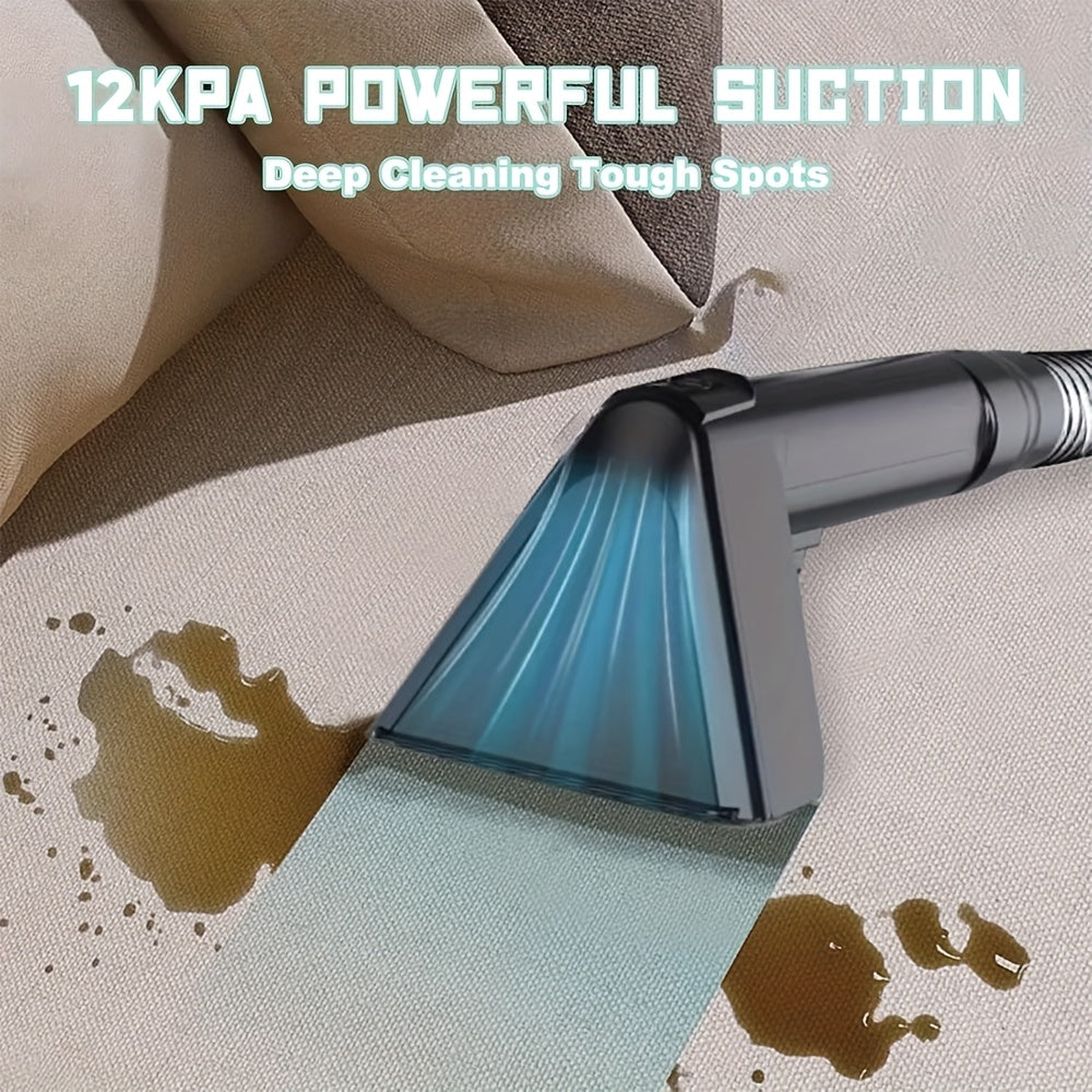 Spot Cleaner 500W 12Kpa Handheld Carpet Cleaner for Sofa Curtain Spray Suction Integrated Machine Household Clean Machine