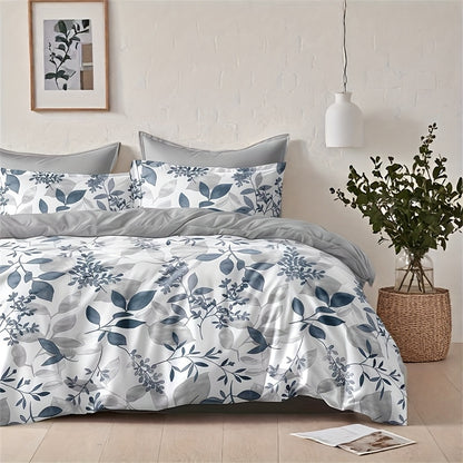 3pcs Printed Duvet Cover Set, Minimalist Bedding Collection – Soft & Comfortable for Bedroom or Guest Room (1 * Duvet + 2 * Pillowcases), Excludes Inserts, Bed Cover Set, Christmas Bedding, King Size Duvet Cover Set, Bed Sh