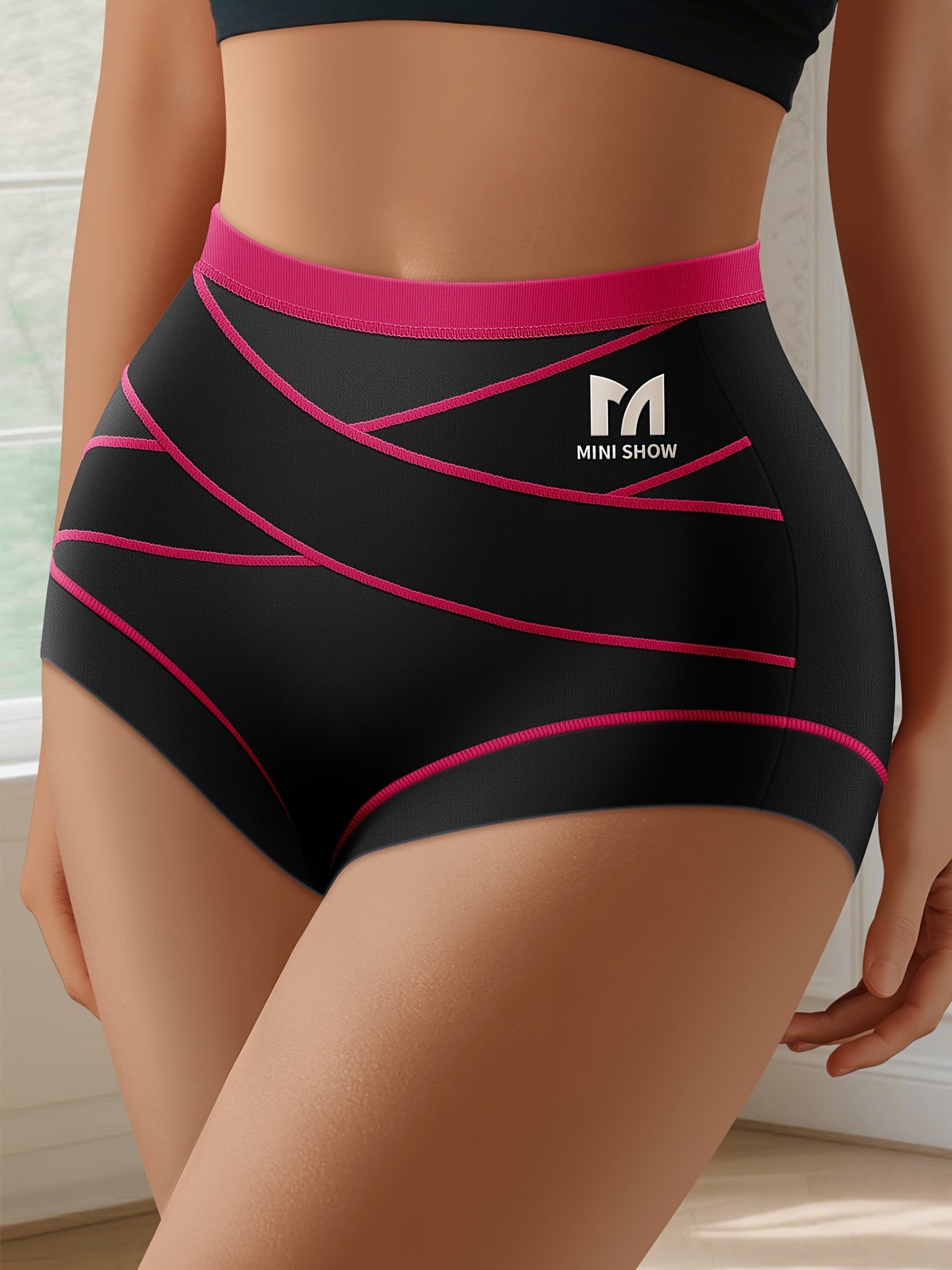 4-Pack High-Waisted Triangle Panties for Women, New Style