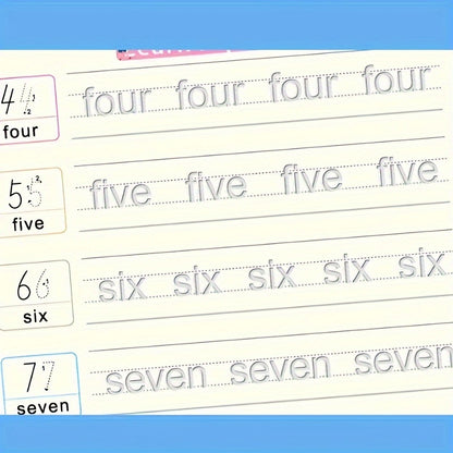 4 livros + 1 caneta + 6 recargas de caneta + 1 porta-canetas, caderno de caligrafia infantil, livro de exercícios infantil, livro de palavras mágicas, livro de atividades para educação infantil