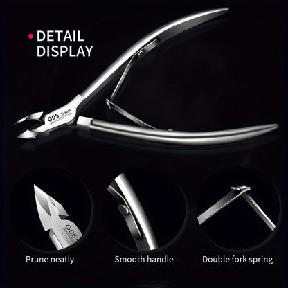 Cuticle Scissors Trimmer For Ingrown Nail, Nail Care Beauty Manicure Products Tool, Dead Skin Remover Nipper Accessories Tool