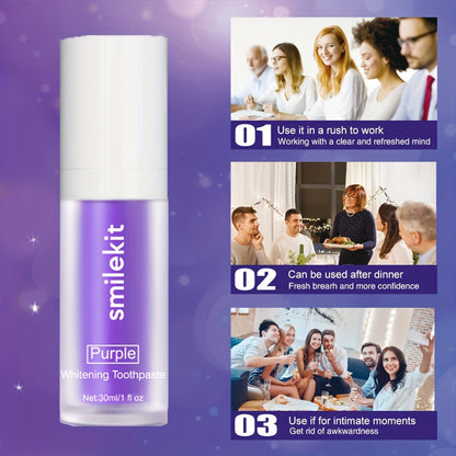 Purple Charm – Pasta de Dentes Roxa Branqueadora e Refrescante