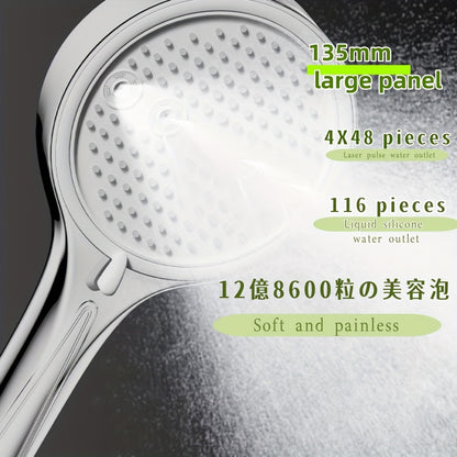 Wall-Mounted Shower Head with Adjustable Arm - No Electricity Needed, Easy Installation, Heavy-Duty Copper Construction for Modern Bathroom Upgrade - Ideal for Bath or Shower