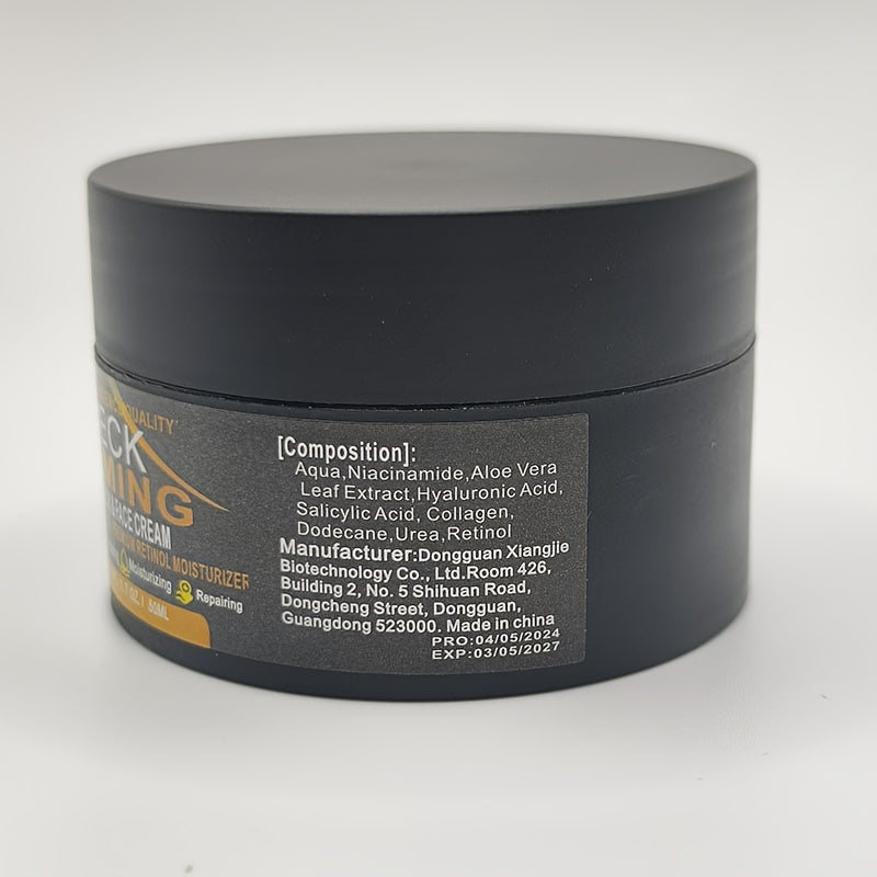 50ml Neck Firming Cream Use On Saggy Or Turkey Neck, Tightener - Collagen & Retinol Skin Tightening Cream - Moisturizer For Neck & Décolleté