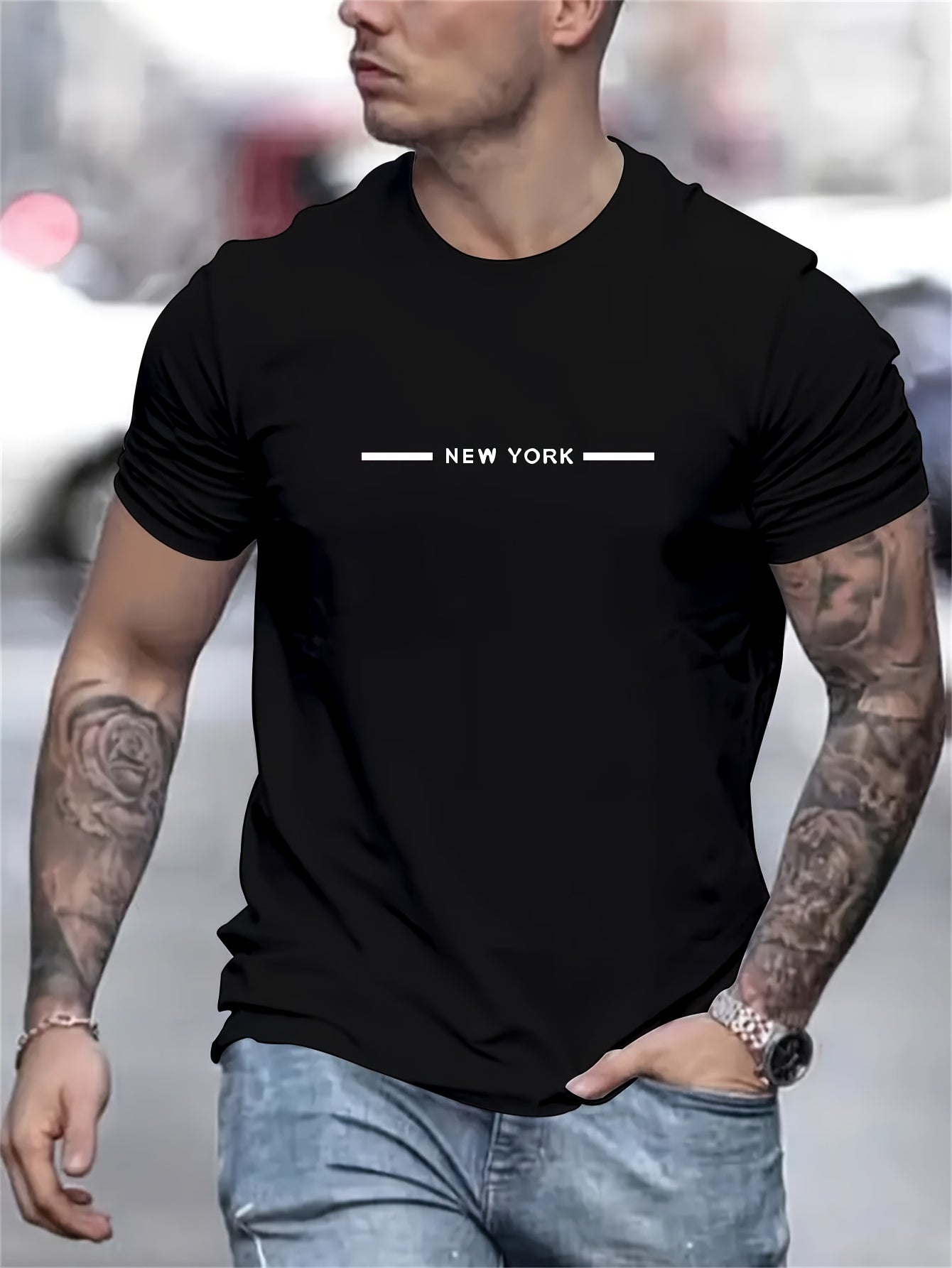 MBDMBD Men's Minimalist Dog Line Art Graphic T-Shirt - Vibrant Yellow with Black dog outline, Lightweight Summer Casual Everyday Tee for Pet Lovers - Machine Washable Apparel, Dog Tshirt, Classic Round Neck, Comfortable Fit