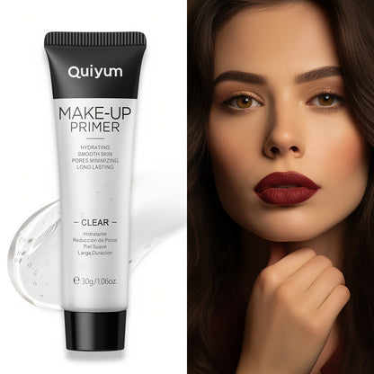 Transparent Makeup Primer 30g/ 1.06 Oz Pre Makeup Moisturizing Base Cream Pores Invisible Color Rendering Hydrating Smooth Skin With Squalane Vitamin E And Jojoba Seed Oil Long Lasting Makeup Contain Plant Squalane