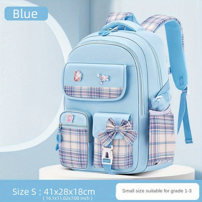 Bow Tie Lady Pink INS Backpacks for Girls Backpack School Bookbag for Teenage Cute Book Bag, Buy Backpack