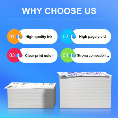 305XL Ink Cartridges Replacement for HP 305 XL, Remanufactured for HP 2700, 2700e, 2752, 2752e, 2742, 2755, 4100, 4100e, 4152, 4155e, 6000, 6055, 6400, 6458, 6458e, Printer, Ink Cartridges For Printers, Printer Supplies, Offi