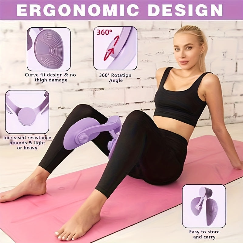 Aparelho de Kegel para Treino dos Músculos do Pavimento Pélvico - Rosa, Ideal para Treinar os Músculos da Coxa, Equipamento de Ginástica Doméstica para Mulheres