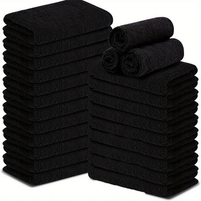 6pcs Makeup Remover Towel Set, Strong Water Absorption, Soft Towel For Bathroom, Spa, And Gyms