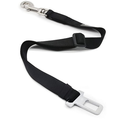 Keep Your Pet Safe On The Road: 1pc Retractable & Adjustable Pet Seat Belt For Cars