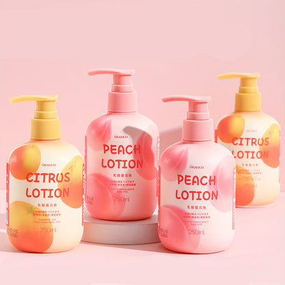 Peach | Citrus Body Lotion for Dry skin with Hyaluronic Acid | Nicotinamide | Vitamin C | Vitamin E
