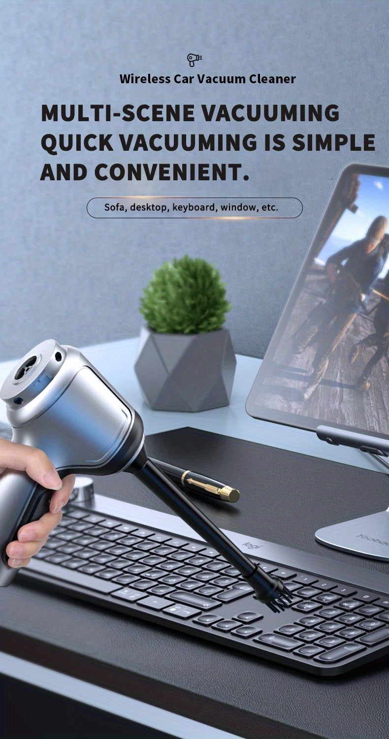 Wireless  Vacuum Cleaner Robot, High Suction Power Automotive Accessory and Home Appliance, Hard-To-Reach Area Cleaning, Home Surface Cleaning, Auto Cleaning Tool, Robot Vacuum Cleaner, Sleek Robot, Lightweight Build, Washabl