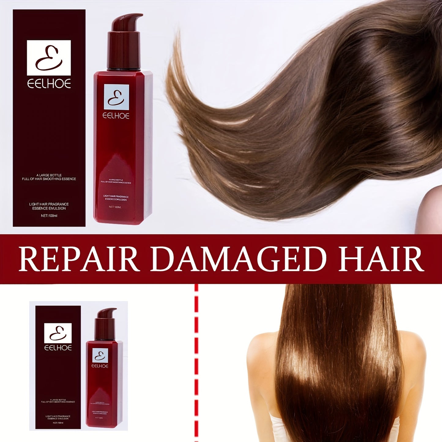 100ml Hair Smoothing Essence - Moisturize, Thicken Hair with this Hair Care Serum