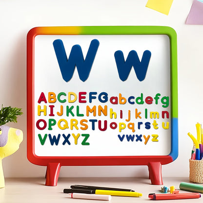 208pcs Colorful Magnetic Spelling Letters, Including 2 Sets of 26 Uppercase Letters And 6 Sets of 26 Lowercase Letters