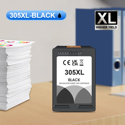 305XL Ink Cartridges Replacement for HP 305 XL, Remanufactured for HP 2700, 2700e, 2752, 2752e, 2742, 2755, 4100, 4100e, 4152, 4155e, 6000, 6055, 6400, 6458, 6458e, Printer, Ink Cartridges For Printers, Printer Supplies, Offi