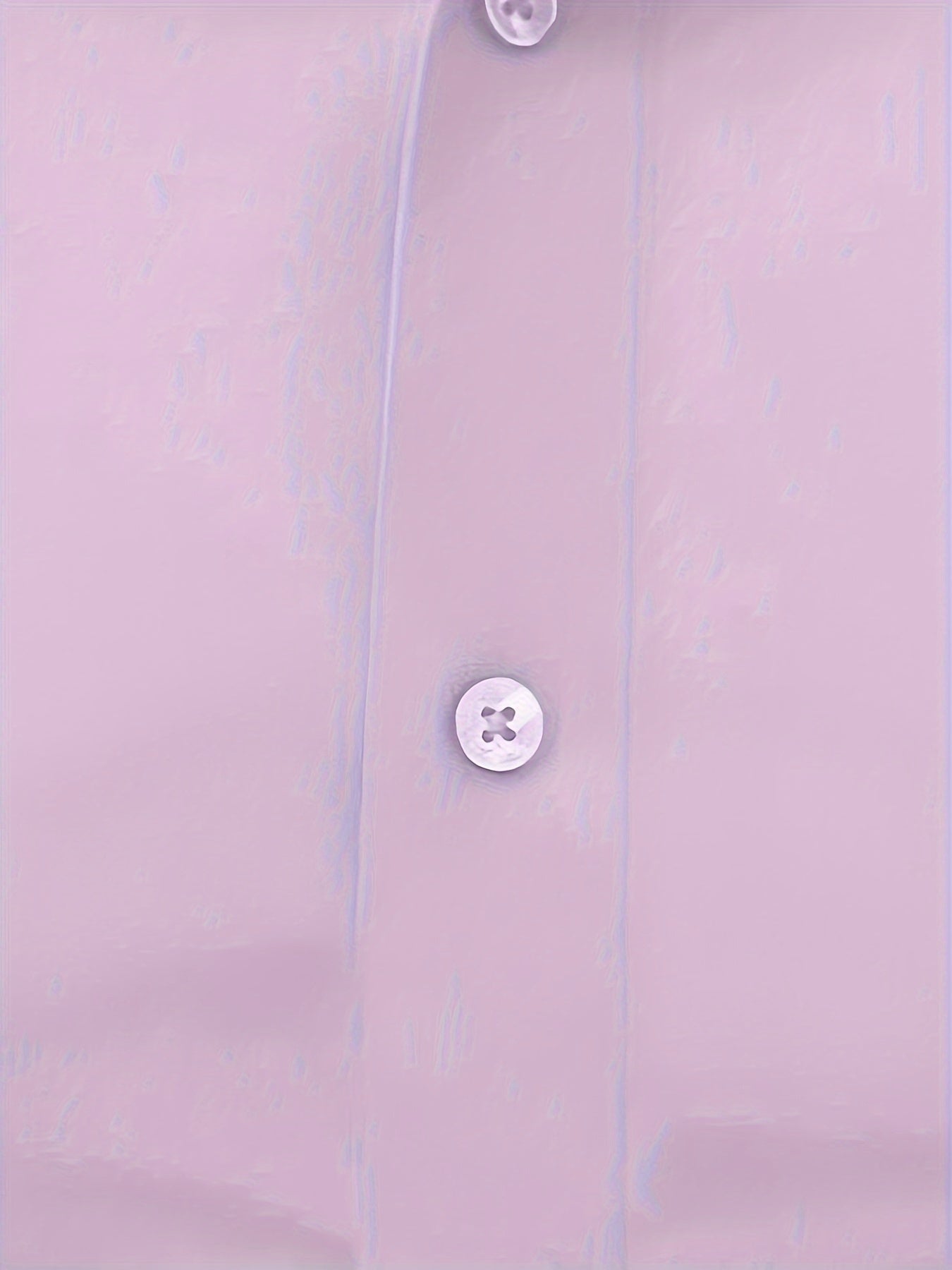 Men'S Slim Fit Long Sleeve Shirt - 55% Cotton, 40% Polyester, 5% Spandex, Solid Color, All-Season, Woven Fabric, Button-Up, Lapel Collar, Casual Weekend Wear, 125g/m²