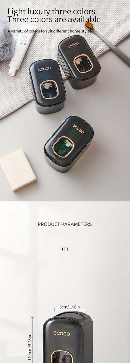 Dispensador de pasta de dentes automático e elegante para montagem na parede - Não necessita de eletricidade.