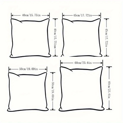 4pcs African Art Throw Pillow Covers Set - Stylish Home Decor with One-Sided Print, Square Polyester Cushion Covers, Modern Sofa Decorative Pillowcases