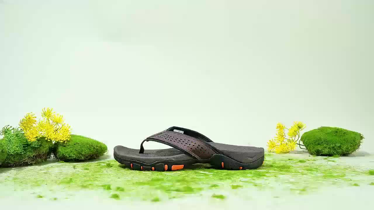 Sandálias retro sem atacadores para homem - Sola confortável em EVA, forro em tecido respirável, design de bico redondo para praia, caminhadas e uso casual - Calçado outdoor para todas as estações, sandálias com tiras