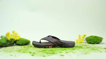 Sandálias retro sem atacadores para homem - Sola confortável em EVA, forro em tecido respirável, design de bico redondo para praia, caminhadas e uso casual - Calçado outdoor para todas as estações, sandálias com tiras