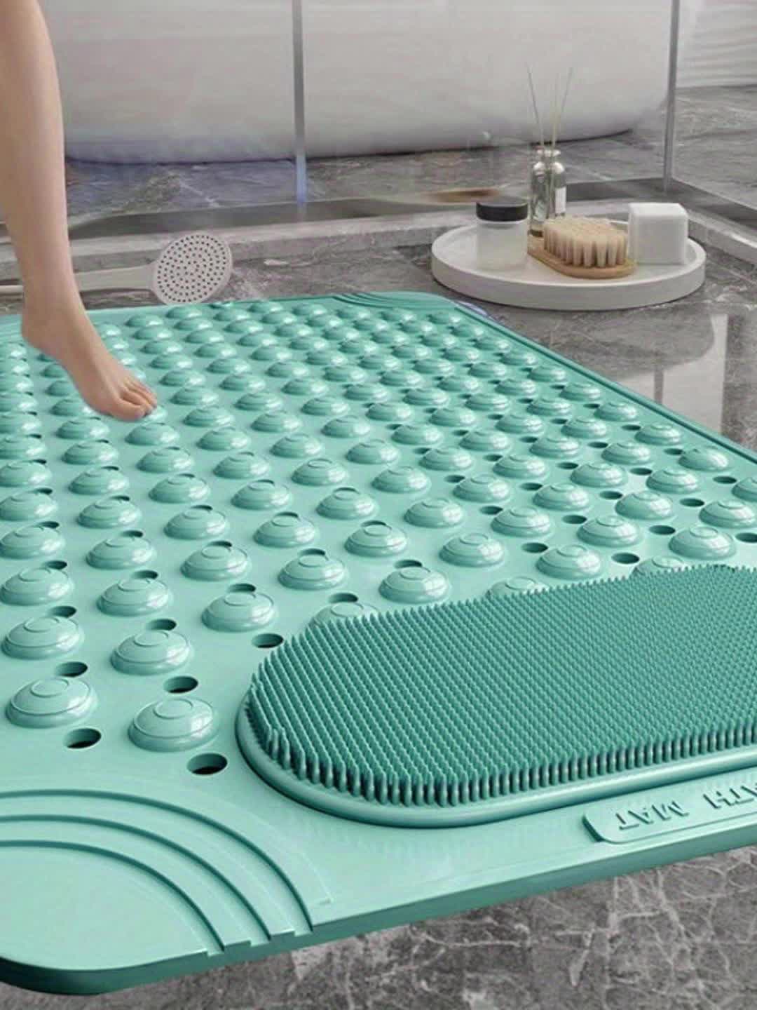 Disponível em 5 cores, tapete de massagem antiderrapante para casa de banho, tapete para duche de hotel, tapete para sanita, tapete para banheira, almofada de massagem para casa