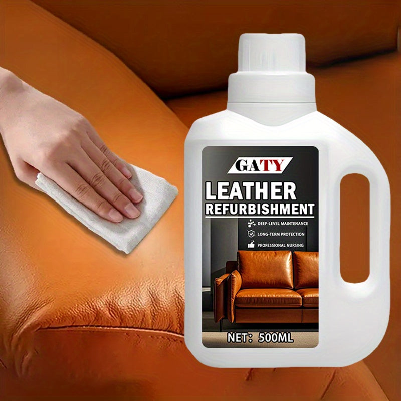 Care and Repair Cream - 500ml Deep Care for Car Seats, Sofas, Jackets, Shoes & Clothing: Enhances Shine, Protects Against Fading, Covers Whitening, Prevents Cracking & Aging