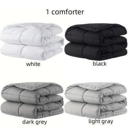 Edredão acolchoado xadrez estilo francês aconchegante - Macio, quente e lavável à máquina para todas as estações.