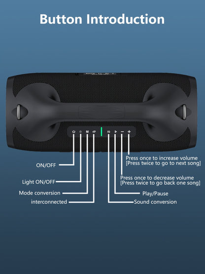 Zealot S79 Wireless speaker, Hifi Sound quality, High Quality, Dual Pairing, Fast ChargingLong Battery Life, 36 Hours Playtime Loud Stereo, Booming Bass. PartyBox. forparty