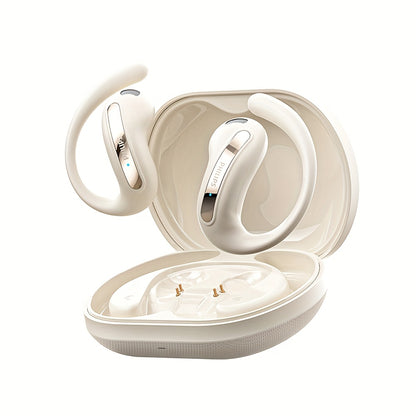 For Philips 2025 New Style True Wireless Music Headset Gaming Earbuds - Wireless, Noise Cancelling, Built-in Microphone, USB Rechargeable, Open Back Design for Running, Sports, Android & for iPhone, Gaming Headphones, Sleek E