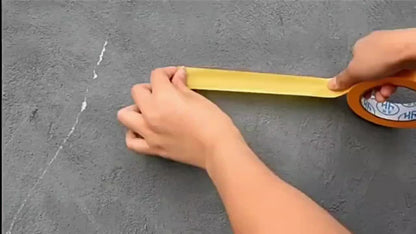 20pcs Orange Painter's Tape, 30mm x 50m - Removable Adhesive for Walls, Automotive, and Home Decoration, No Solvents Needed, Strong Bonding for Concrete Surfaces, Wall Adhesive | Consistent Width | Strong Adhesive